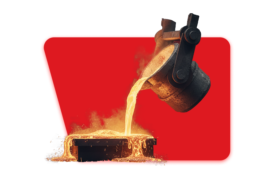 Rajrishi metal pouring